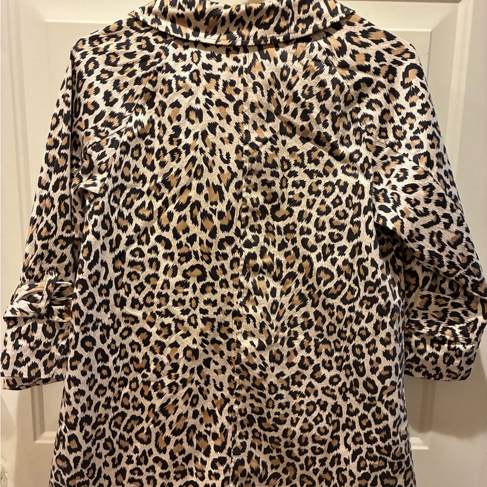 Forever Leopard Print Raincoat - image 5